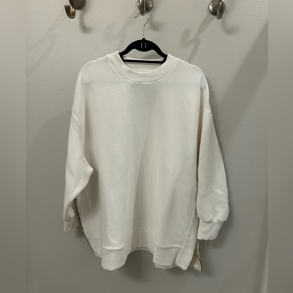 Varley Classic White Women's Sweater